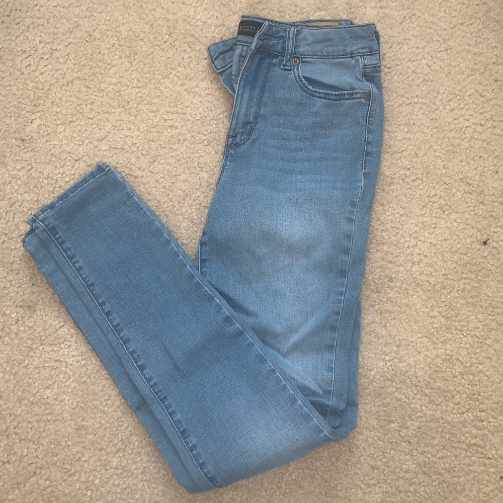 Aeropostale high waisted jeggings size 2 long
